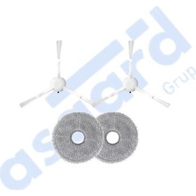 Resim Dreame L10 S Pro, L10s Pro Gen 2, L10s Plus Uyumlu 2 Yan Fırça 2 Mop Pkt-iasgf0000310 