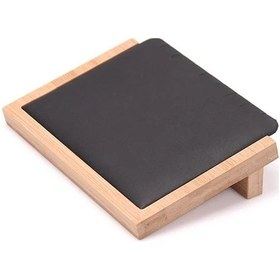 Resim Trendy S/l Konik Kolye Ekran Standı Ahşap Takı Depolama Rafı Kolye Zincir Black S 