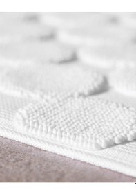 Resim Madame Coco Haroux %100 Pamuk Ayak Havlusu - Beyaz - 50x70 Cm 8684427204962 Beyaz 