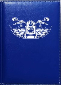 Resim Promosyon Denizi Motorsiklet 1 Görselli Lacivert Ruhsat Kabı 