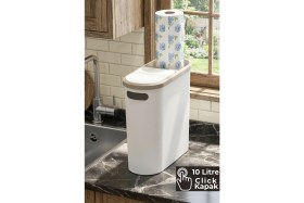 Resim PremiumPort 10 Litre Modern Çöp Kovası, Banyo, Ofis ve Mutfak Için Hijyenik ve Pratik 