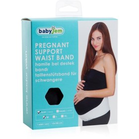 Resim Babyjem Hamile Bel Destek Bandı Xl Siyah - Siyah / XL 