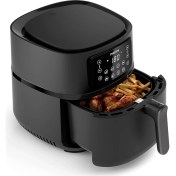 Resim 7,2 L Uzaktan Bağlantılı Çok Fonksiyonlu Geniş Hazneli Airfryer Siyah 