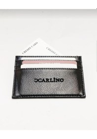 Resim Carlino Unisex Mini Kartlık Kartvizitlik Siyah 