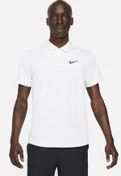 Resim Nike Tenis Tshirt Court Dri-FIT ADV Slam Beyaz Tenis Tişört 