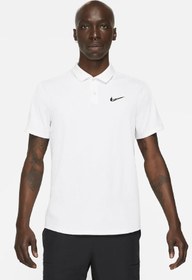 Resim Nike Tenis Tshirt Court Dri-FIT ADV Slam Beyaz Tenis Tişört 