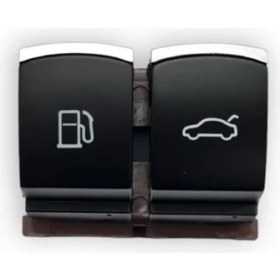 Resim After Vw Volkswagen Eos 2006-2011 Yakıt Depo Bagaj Kapağı Açma Düğmesi Krom 3C0959903B 
