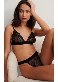 Resim Deep Secret Siyah Full Dantel Bralet Takım Ds20095brt 001 