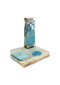 Resim Pvc Kutulu Seccade Seti - Kadife Kaplı Yasin - Seccade - Tesbih - (479778345) 