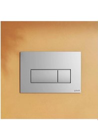 Resim Root Square Kumanda Paneli,parlak Krom 740-2380 Krom 