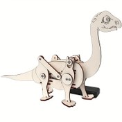 Resim DIY Brachiosaurus Ahşap Kiti - STEAM Eğitici Bilim Deneyimi Kiti Model Yapımı ve Hobi El Sanatları için, Düşünme Becerilerini Geliştirir, Gençler ve Yetişkinler için Mükemmel Hediye, El Sanatları Kiti, Diorama Yapımı, Etkileşimli Öğrenme, Yaratıcı Oyun, Detaylı El Sanatları 