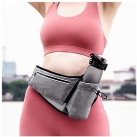 Resim Zcjb Yıpınu Ys20 Açık Spor Su Geçirmez Çift Katmanlı Su Isıtıcısı Bel Çantası Gri Gri 