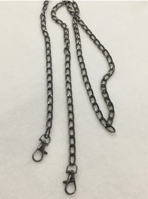 Resim Çanta Zinciri Ucu Klipsi 115 Cm Antrasit Antrasit 