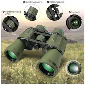 Resim 100x100 Profesyonel Dürbün 20x Zoom 50mm Lens Bak-4 Prizma Zimlu Mini Fener Hediyeli Yeşil 