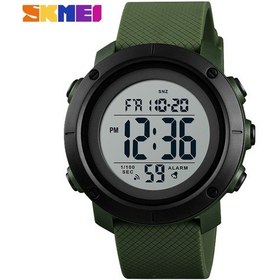 Resim Skmei 1426 Spor Kol Saati Siyah - Beyaz Gümüş - Yeşil 