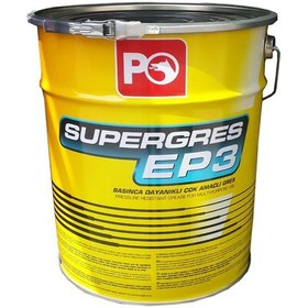 Resim Petrol Ofisi Gres Ep 3 Sarı Gres 15 KG 