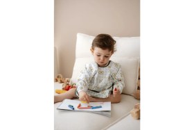Resim Oh la la Koala For Little Ones Avokado Uzun Kollu Sıvı Geçirmez Aktivite Önlük (6-36 Ay) 