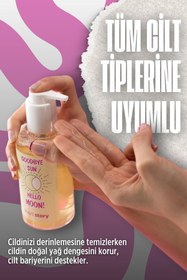 Resim Short Story Goodbye Sun, Hello Moon! | Botanik Yüz Temizleme Yağı 200Ml | Yeşil Çay, Jojoba, E Vitaminli Multi Formül 