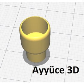 Resim Ayyüce 3d, Hyundai İ20 Bardaklık Uyumlu Stand, Siyah Renk 