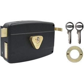 Resim Yuma Ym-600 Kilit Yuma Tirajlı Kilit Oval Karşılıksız Siyah - 9041884936888ynt 