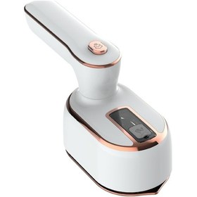 Resim Xindoker Güçlü Buharlı El Tipi Ütü - Mini Taşınabilir, Kolay Kullanım, Dayanıklı Malzeme İle Ev Ve Seyahat İçin Beyaz 110v Abd Standartı 