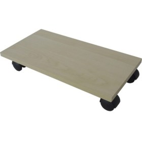 Resim Ergonomimarket Akçaağaç Renk Mdf Bilgisayar Kasa Altı 52 Cm X 25 Cm 