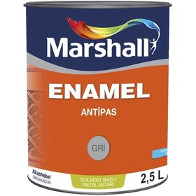 Resim Marshall Enamel Antipas Gri 2,5 Lt. 3,5 Kg 