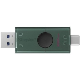 Resim Kingston Dtdeg2-256gb 256gb Usb-a + Usb-c 3.2 Gen 1 Datatraveler Duog2 Flash Bellek 