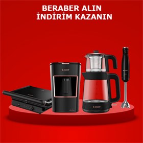 Resim Arçelik Resital 4'lü Set 2 (TM 6046 CS - CM 6964 S - RHB 6050 CS - K 3300 SİYAH) 