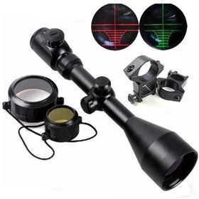 Resim 3-9x56eg Yüksek Kaliteli Çıft Işık Kırmızı,yeşil Kaynaklı Avcılık Süfer Dürbün B Açık Sarı 