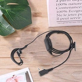Resim Radyo Iletişimi, Radyo İletişimi, Baofeng UV-82 UV 82 UV82L UV-89 2 yönlü Telsiz Için Çift PTT Kulaklık Kulaklık Mic Ile 