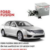 Resim FORD FUSİON 2003-2012 ARASI ÖN FAR AMPÜLÜ H4 12V 60/55W P43T 