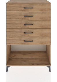 Resim Hyperion Dolap 5 Çekmeceli 88x44x134 Çam-çam Çam 