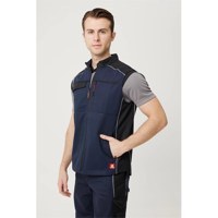 Resim Allium Yazlık İş ve Outdoor Yelek - Hafif, Dayanıklı, Nefes Alabilir, Fonksiyonel Cepli LACİVERT-SİYAH M 