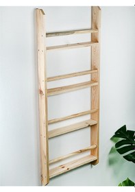 Resim Montessori Çocuk Odası Kitaplık Raf Duvar Rafı 4023 