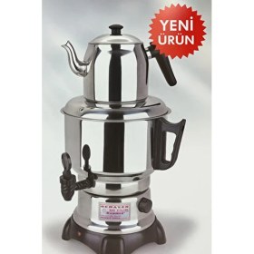 Resim Seçil 50 Bardak Elektrikli Semaver 4,5 Lt Çelik Yapı (Inşaat- Ofis Uyumlu) Beğenmezseniade Garantili 