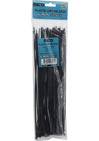 Resim Siyah 3.6x300mm Plastik Cırt Kelepçe 100pcs 5468 