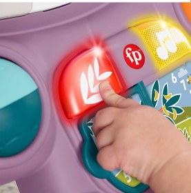 Resim Jgw94 Fisher-price Benimle Öğren Mor Maymun Yürüteç 