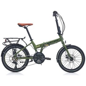 Resim Carraro Flexı 121d 20 Jant Katlanır Bisiklet 350h 21-v Md Mat Hakı-yesıl-sıyah Çok Renkli 