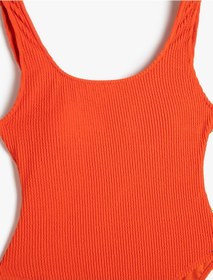 Resim Koton Basic Mayo U Yaka Fitilli Askılı Kırmızı 3sak20019bm 3SAK20019BM410 Kırmızı 