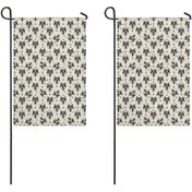Resim Kurt 2'li Çift Taraflı 12x18inch Bahçe Bayrağı, Dış Mekan-a6 12+ 