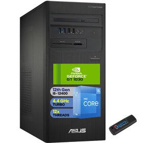Resim Asus Expertcenter D7 Tower D700TD Intel Core I5 12400 16GB 256GB SSD 4GB\u002FGT1030 Freedos Masaüstü Bilgisayar 5124000700FV05+ZETTAUSBBELLEK 