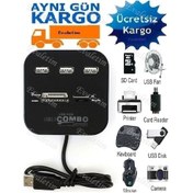 Resim Usb Hub Çoklayici Kart Okuyucu 5043P Combo Ms Micro Sd Mmc Switch 