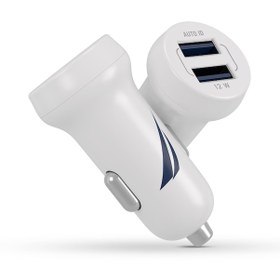 Resim Nautica CH15 Çift USB Çakmaklık Girişli Araç İçi Şarj Cihazı Beyaz 