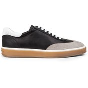 Resim Deery Erkek Hakiki Deri Siyah Sneaker Ayakkabı 
