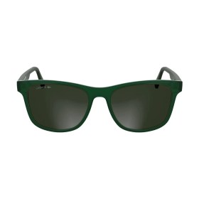 Resim Lacoste L 6054S 301 55 Unisex Dikdörtgen Yeşil Kemik Güneş Gözlüğü 