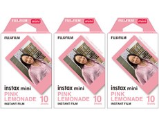 Resim Instax Mini Pink Lemonade 10x3 Film Seti Renkli 