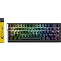 Resim Attack Shark X68 He 60% Gaming Klavye - Manyetik Switch, 8000Hz Trigger, 0.01MM Hassasiyet, Ayarlanabilir Tetik, Rgb Aydınlatma, Tap, Kablolu, Pc/mac Uyumlu 