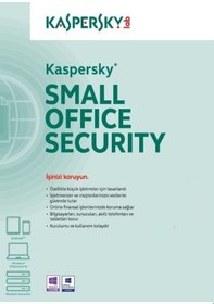 Resim Kaspersky Small Office 3 2 Server + 15 PC + 15 Mobil 1 Yıl 