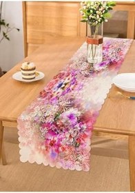 Resim RealHomes Leopar Motifli Dijital Baskılı Runner, Runner-3788 